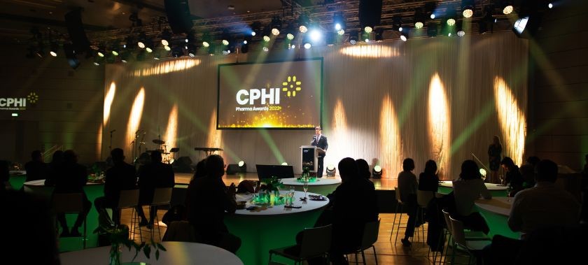 Full view of room at CPHI Awards